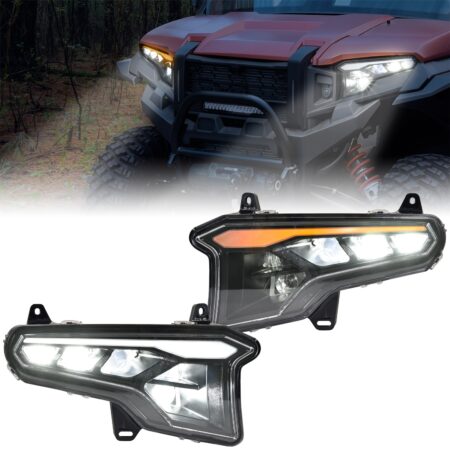 Headlights with High-Low Beams DRL Sequential Turn Signal Light for Polaris Xpedition XP/XP5/ADV/ADV5 2024 2025+