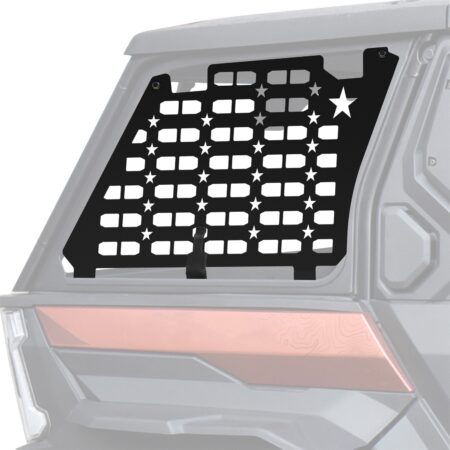 Aluminum Rear Window Molle Panels of Rear Side Windows for Polaris XPEDITION ADV/ ADV5 2024+