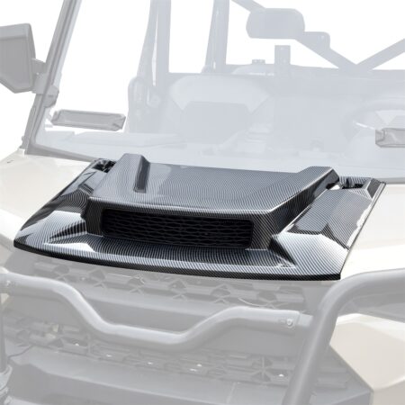 Carbon Fiber Pattern Turbo Hood Scoop with Mesh Grill for Polaris Ranger XP 1000/ Ranger 1000 XP Crew 2018+