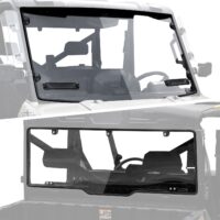 Clear Front and Rear Poly Full Windshields Windows for Polaris Ranger XP 1000/Ranger 1000/XP 900/Diesel/Crew 2017-2025