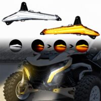 Front DRL Auxiliary Accent Turn Signal Lights for Can Am Maverick R MAX X RS 2024+ Models Accessories