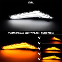 Front DRL Auxiliary Accent Turn Signal Lights for Can Am Maverick R MAX X RS 2024+ Models Accessories - Image 2