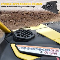 Front Dash Speaker Panels for Can-Am Maverick R MAX X RS 2024+ Models Accessories - Image 5