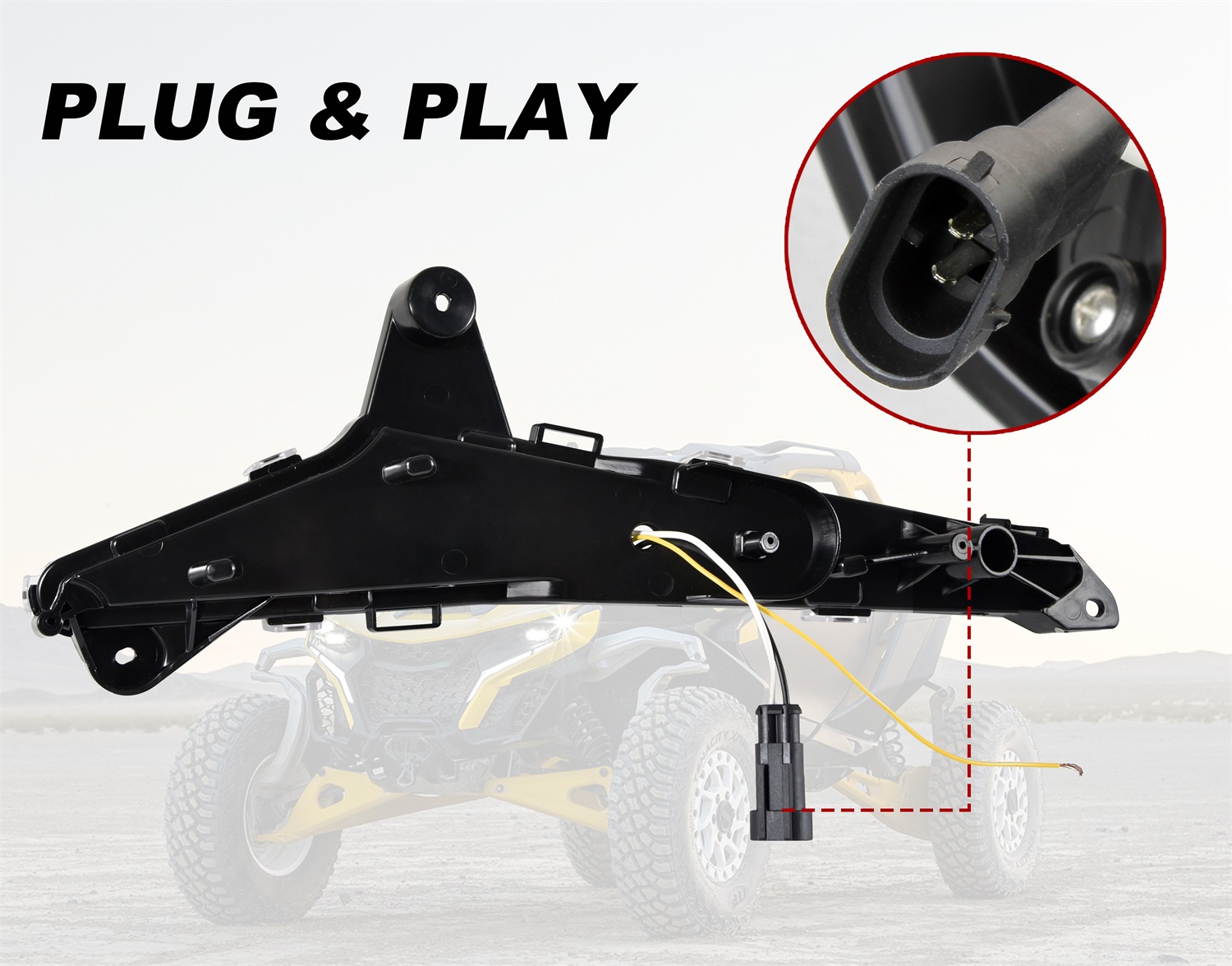 Front DRL Auxiliary Accent Turn Signal Lights for Can Am Maverick R MAX X RS 2024+ Models Accessories - Image 4