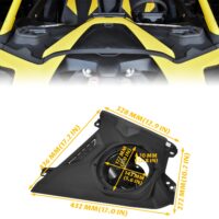 Front Dash Speaker Panels for Can-Am Maverick R MAX X RS 2024+ Models Accessories - Image 8