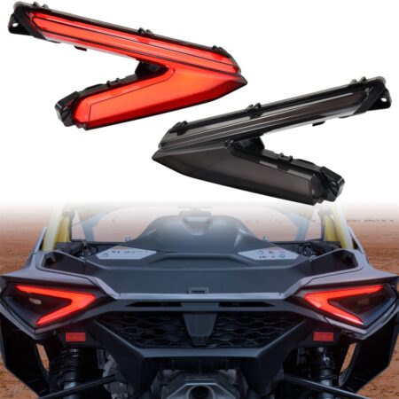 LED Smoked Black Tail Lights Assembly for Can-Am Maverick R MAX X RS 2024+