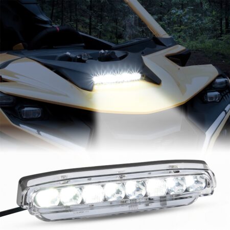 LED Hood Scoop Spotlight Auxiliary Light for Can-Am Maverick R MAX X RS 2024+