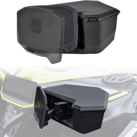 Tablet Phone Device Holder with Storage Box for Can-Am Maverick R MAX X RS 2024+