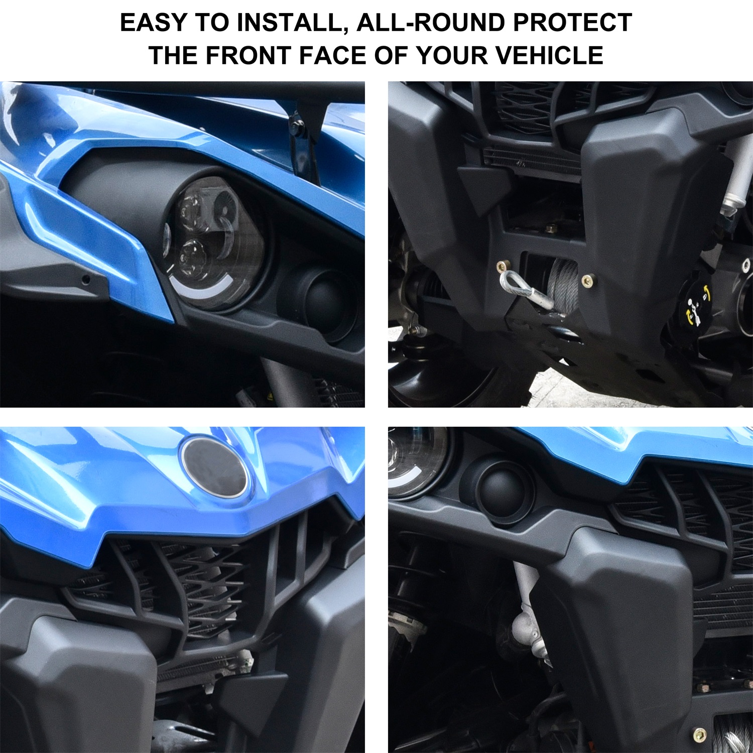 Front Fascia Black Combination Front Facia Kit for Can-Am 