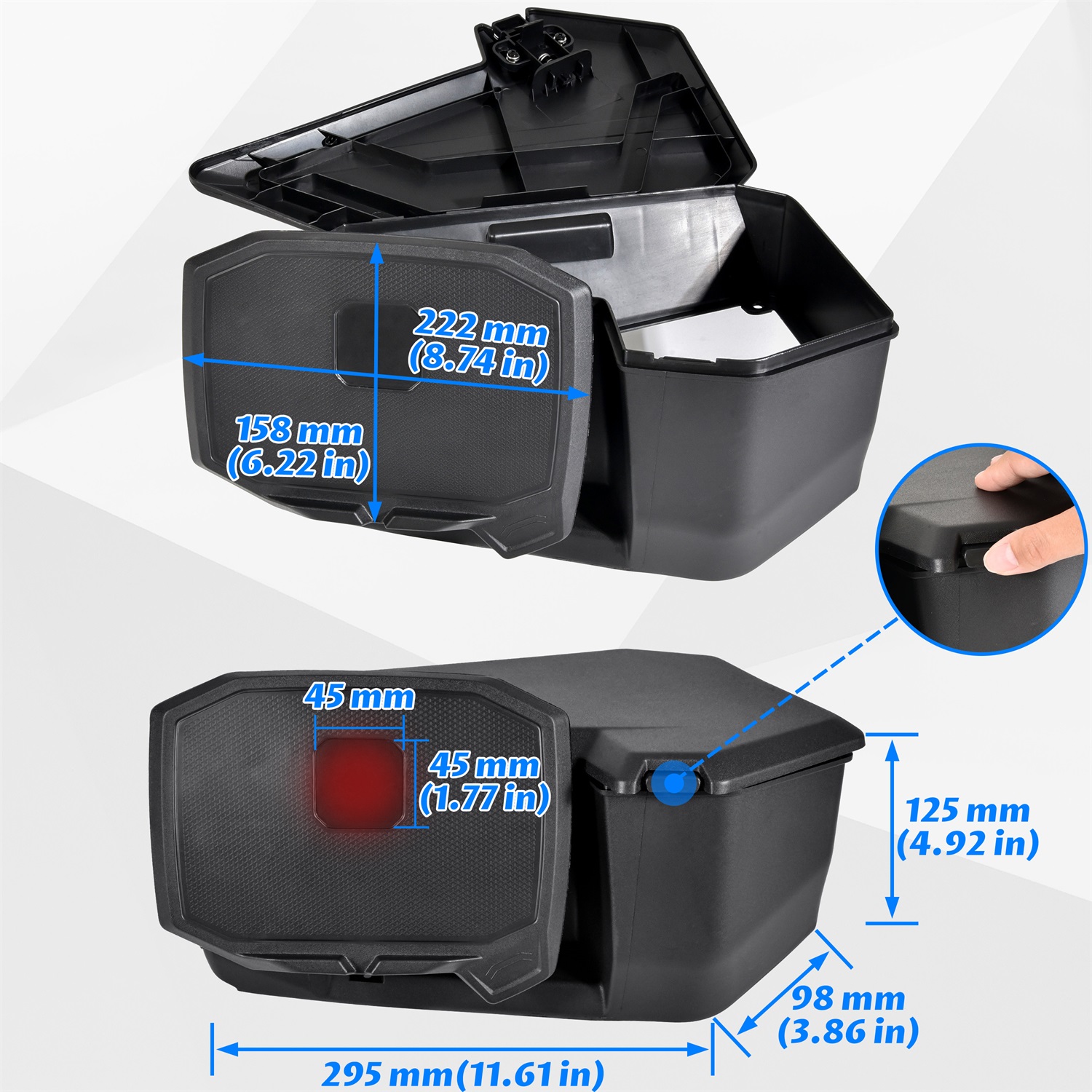 Tablet Phone Device Holder with Storage Box for Can-Am Maverick R MAX X RS 2024+ - Image 7