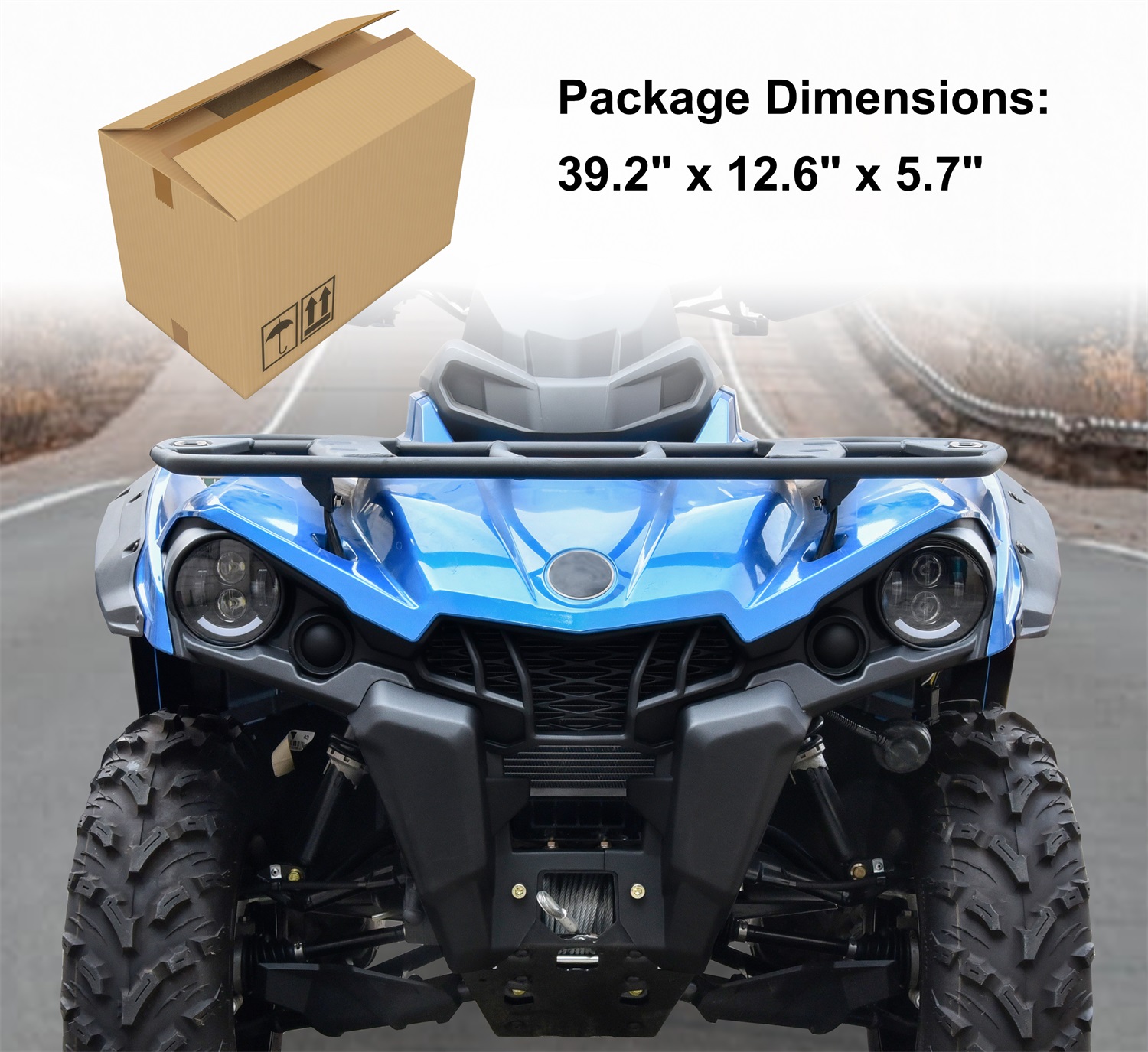 Front Fascia Black Combination Front Facia Kit for Can-Am 