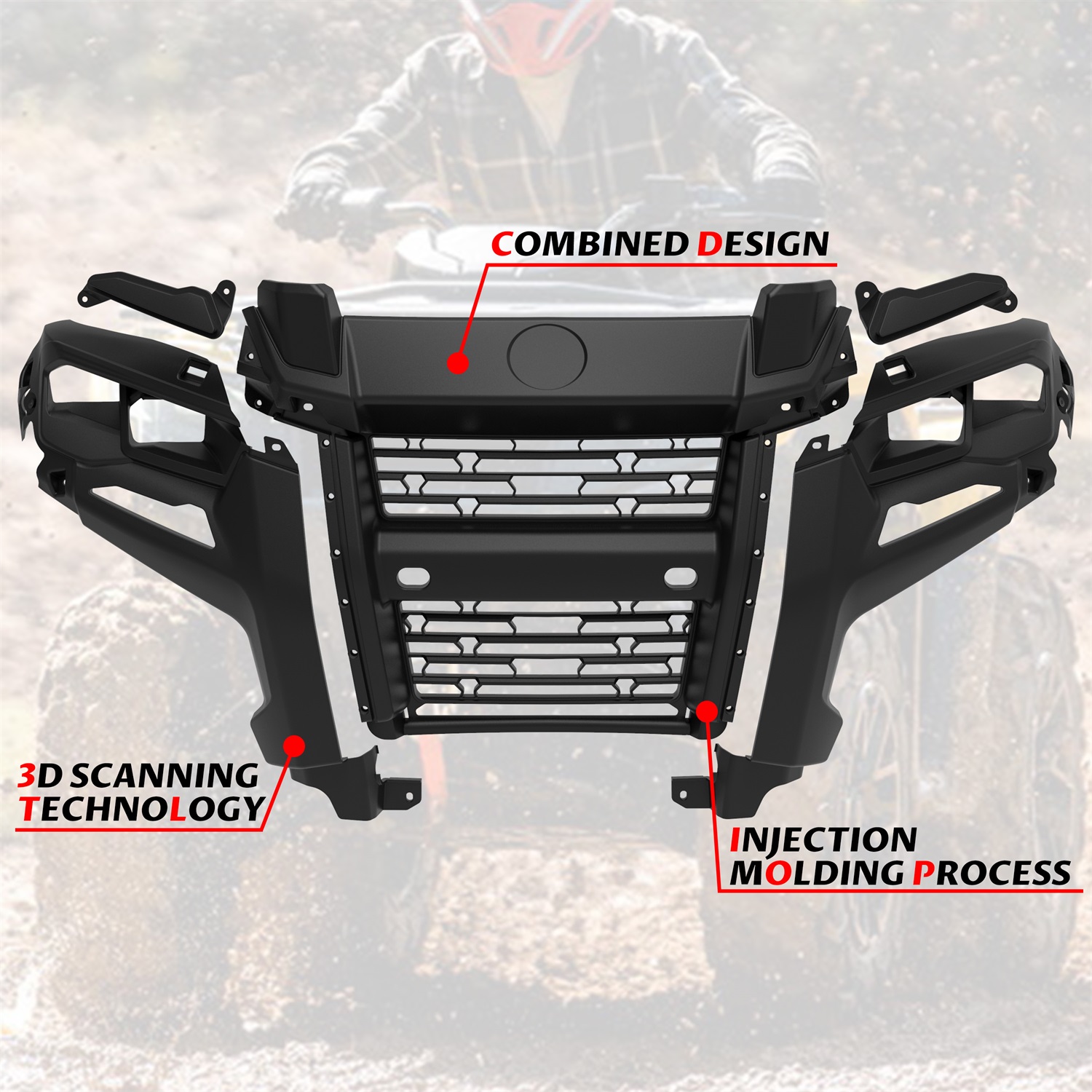 Can Am Outlander 500 700 XT Front Bumper 715004952