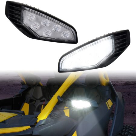 LED Side Mirror Lights for Can-Am Maverick R MAX X RS 2024+ Models