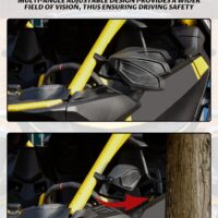 Adjustable Clear Rear View Side Mirrors for Can-Am Maverick R & R MAX X RS 2024+ Models Accessories - Image 3