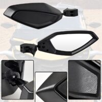 Adjustable Clear Rear View Side Mirrors for Can-Am Maverick R & R MAX X RS 2024+ Models Accessories - Image 4