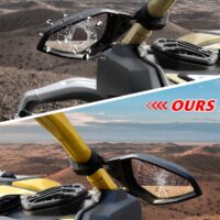 Adjustable Clear Rear View Side Mirrors for Can-Am Maverick R & R MAX X RS 2024+ Models Accessories - Image 5