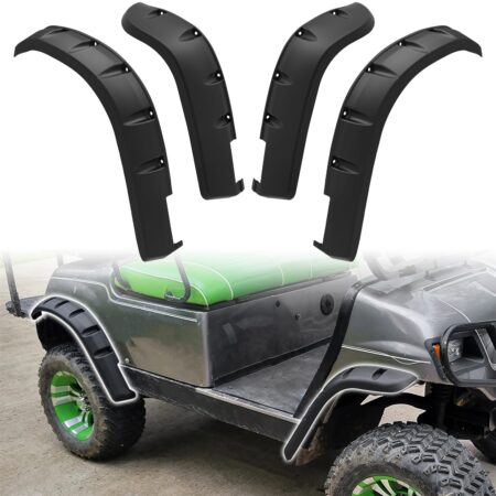 Front and Rear Fender Flares Compatible with Yamaha Golf Cart G14 G16 G19 G20 G22 Accessories, Mud Flaps Mud Guards for Yamaha Standard and Unmodified G14-G22 Golf Carts Bodies Only