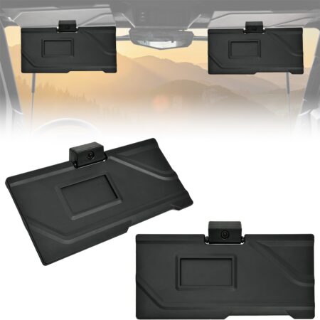 Sun Visors for Polaris Ranger XD 1500 Premium/Northstar 2024 2025 Accessories, PP Anti-Glare Visor Extension Sun Shield Blockers with Adjustable Angle, Replace OEM #2890571