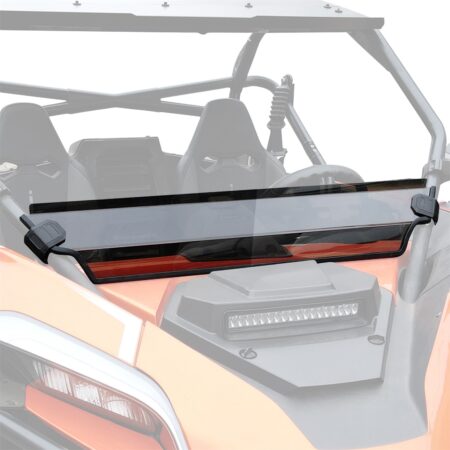 Dark Tinted Front Half Windshield for CFMOTO ZForce 950 H.O. SPORT 2022-2023 / H.O. EX 2022-2024, ZForce 950 SPORT 2020-2022