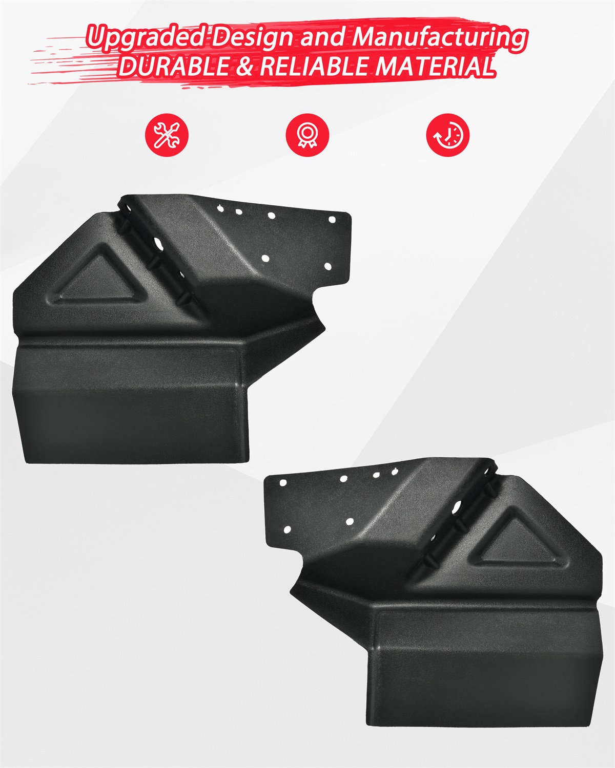 Mud Flaps Fender Flares for Polaris ACE 500 570 900 2016-2017, Front Wide Splash Proof Mud Guards Fender Extensions Guards - Image 8