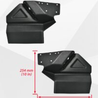 Mud Flaps Fender Flares for Polaris ACE 500 570 900 2016-2017, Front Wide Splash Proof Mud Guards Fender Extensions Guards - Image 4