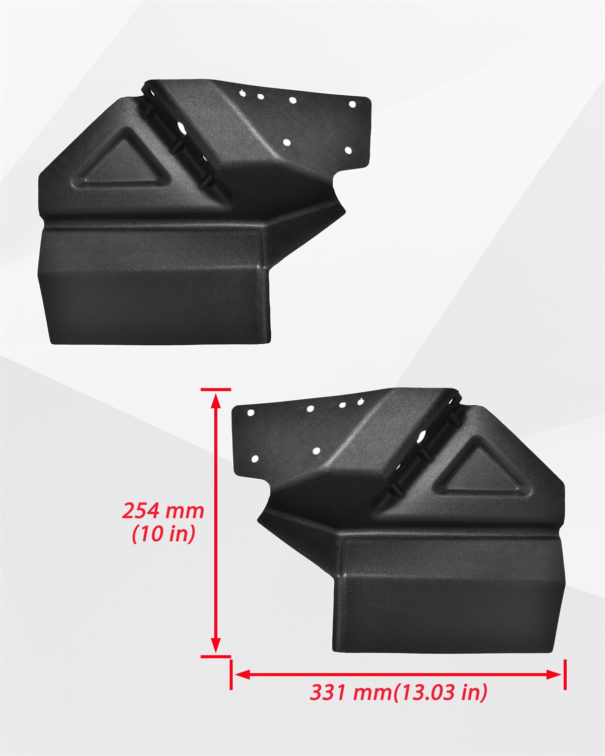 Mud Flaps Fender Flares for Polaris ACE 500 570 900 2016-2017, Front Wide Splash Proof Mud Guards Fender Extensions Guards - Image 4