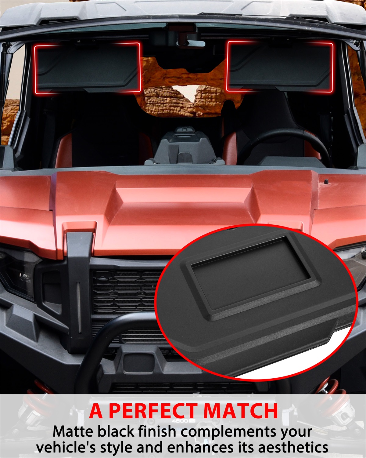 Sun Visors for Polaris Xpedition XP/XP 5/ ADV/ ADV 5 2024+ - Image 6