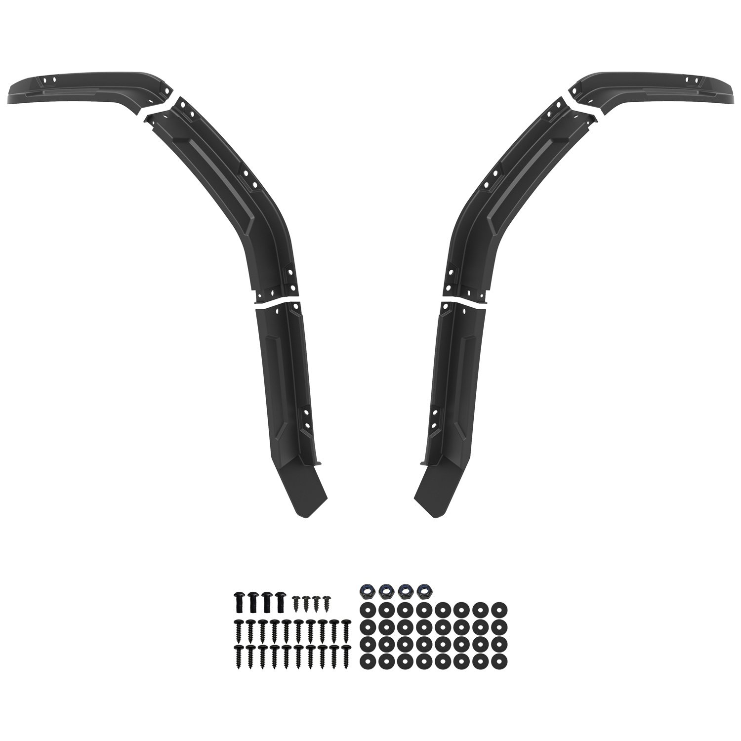 Front Fender Flares for Kawasaki Mule Pro FXT FX DX DXT FXR 2015