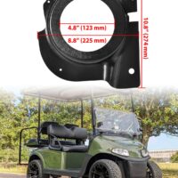 Under Dash Kick Speaker Pod Brackets for E-Z-Go RXV 2008+, Front Kick Panels Loudspeaker Mount, Support 6.5" Speaker Devices - Image 7