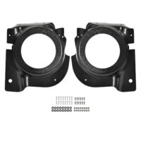 Under Dash Kick Speaker Pod Brackets for E-Z-Go RXV 2008+, Front Kick Panels Loudspeaker Mount, Support 6.5" Speaker Devices - Image 8