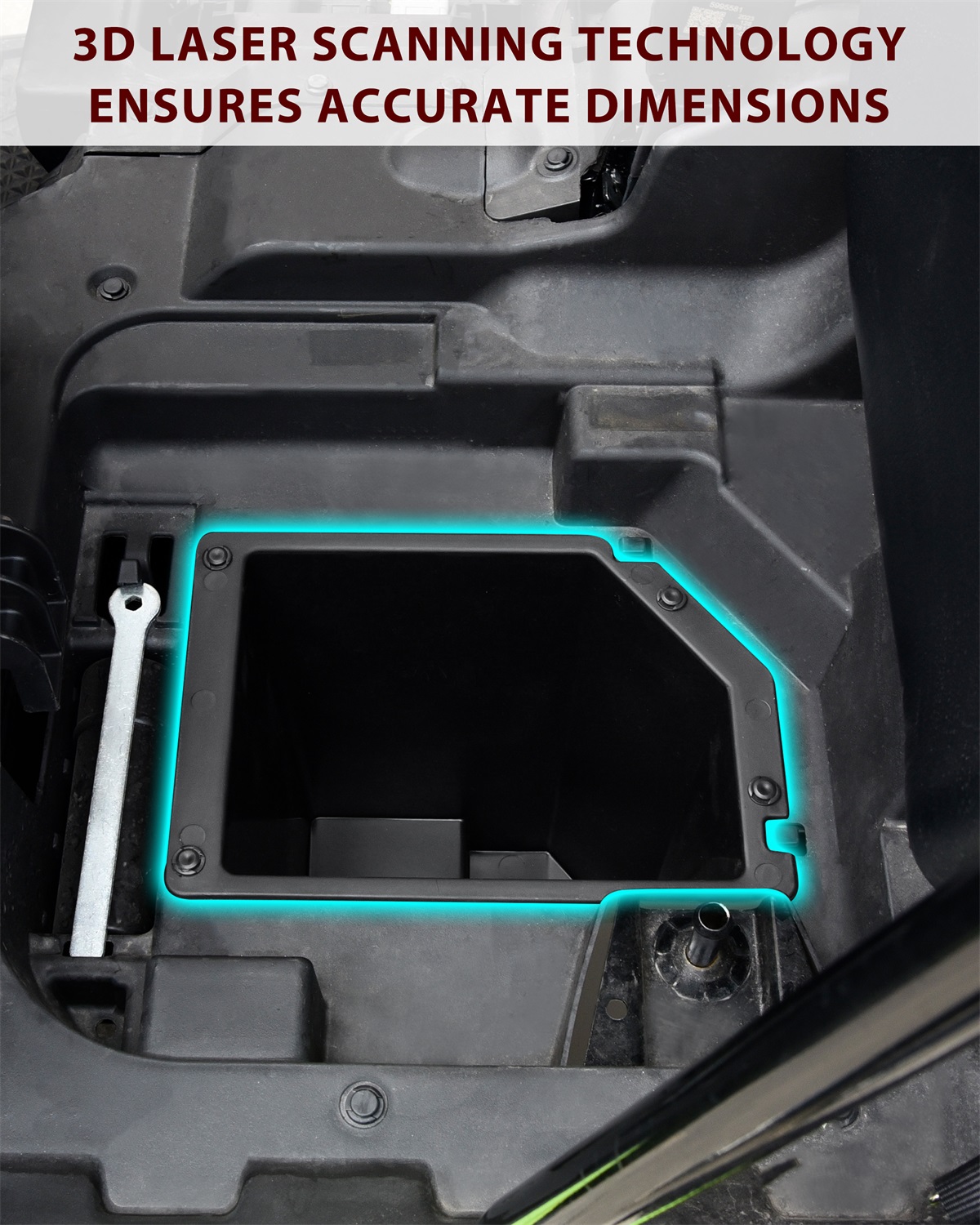 Under Seat Storage Box Compatible with Honda Pioneer 520 2021-2025