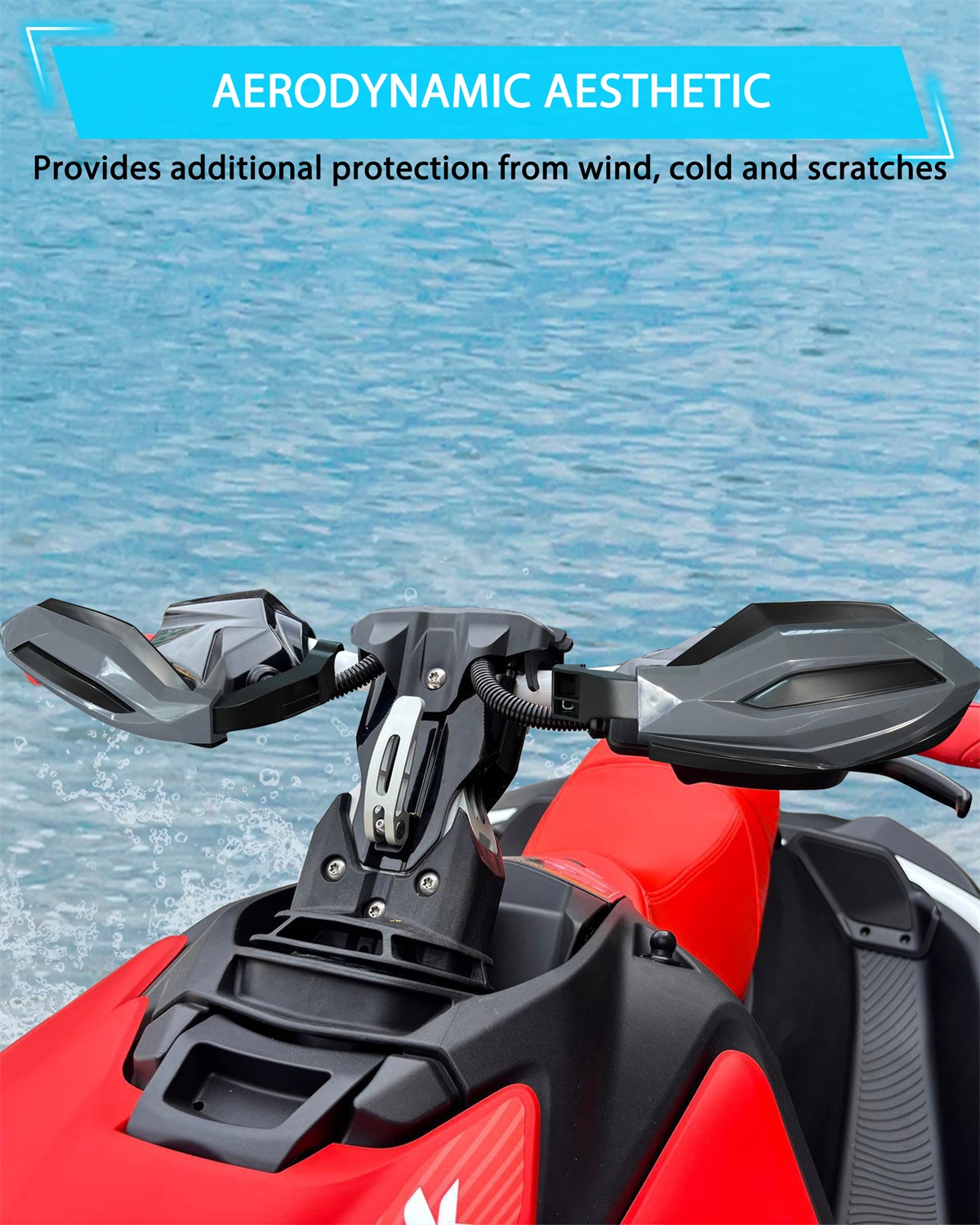 Handguards Protector Wind Deflector for Sea-Doo Spark Trixx 2025+
