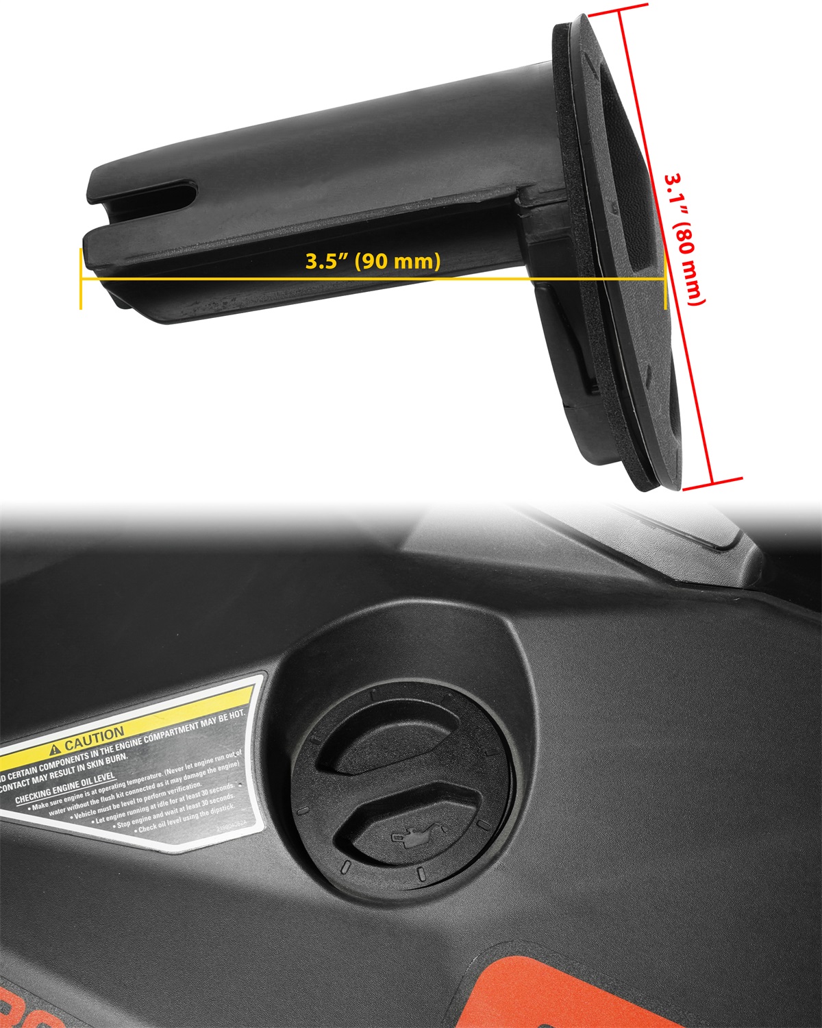 Rear Access Cover Plug Cap for Sea-Doo Spark 2UP 3UP Trixx Ace 900