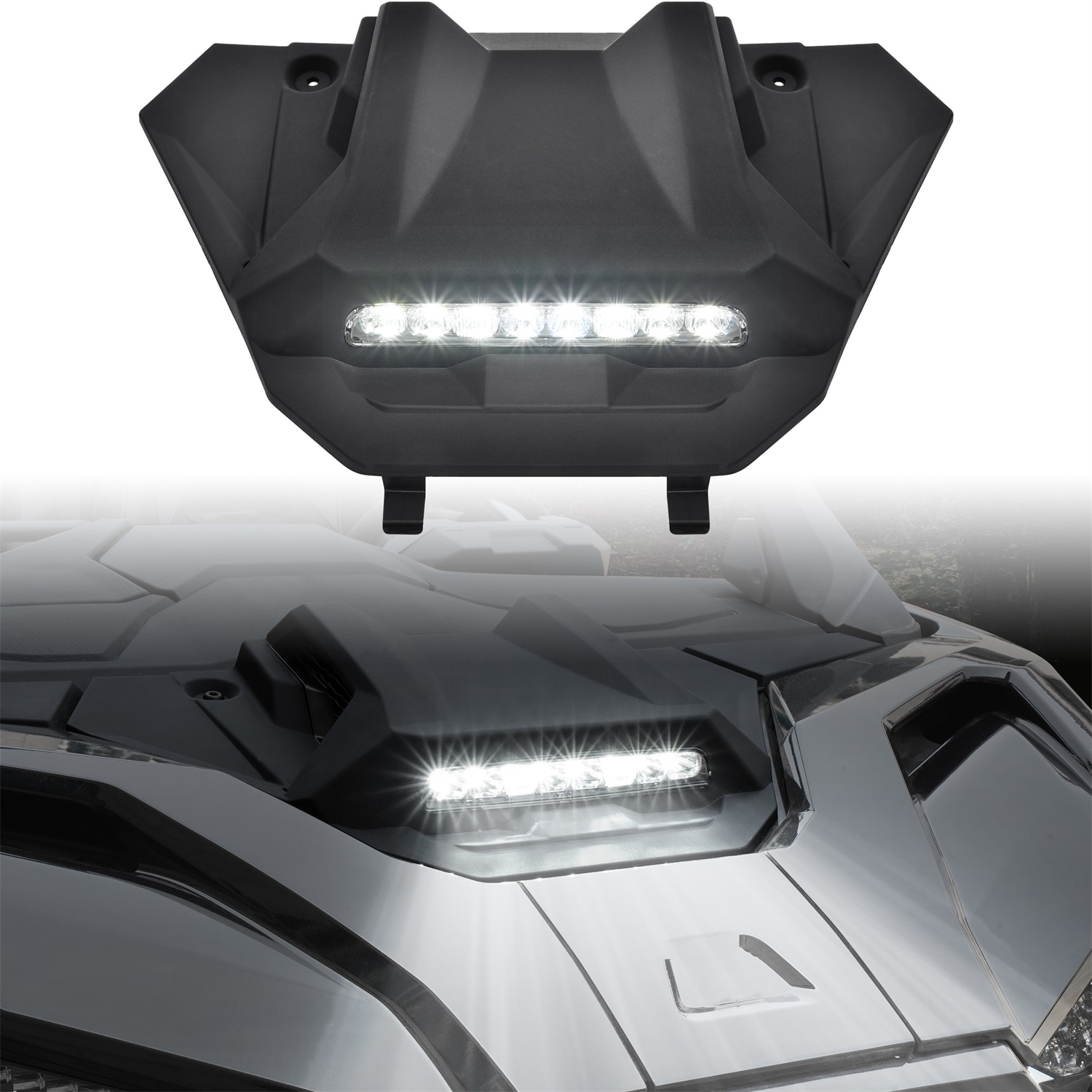 Hood Scoop with LED Spotlight for Polaris RZR PRO XP/PRO R/S 2025+