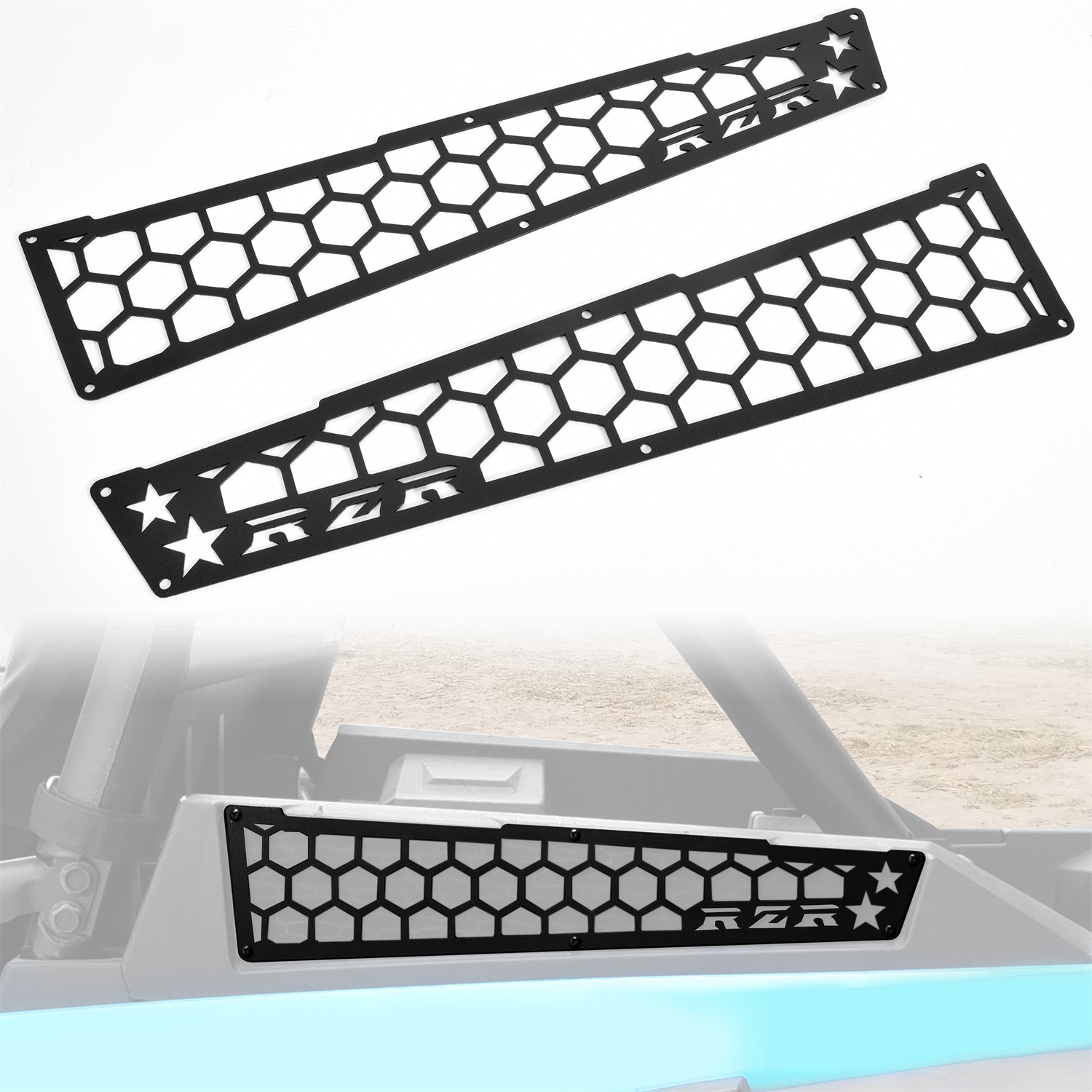 Aluminum Air Intake Cover Grill for Polaris RZR XP 1000/XP 4 1000 2014-2023