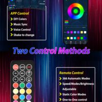 2PCS 4FT LED Whip Lights with Spring Base for UTV ATV Boat Polaris RZR Can-Am X3 Accessories - Image 2