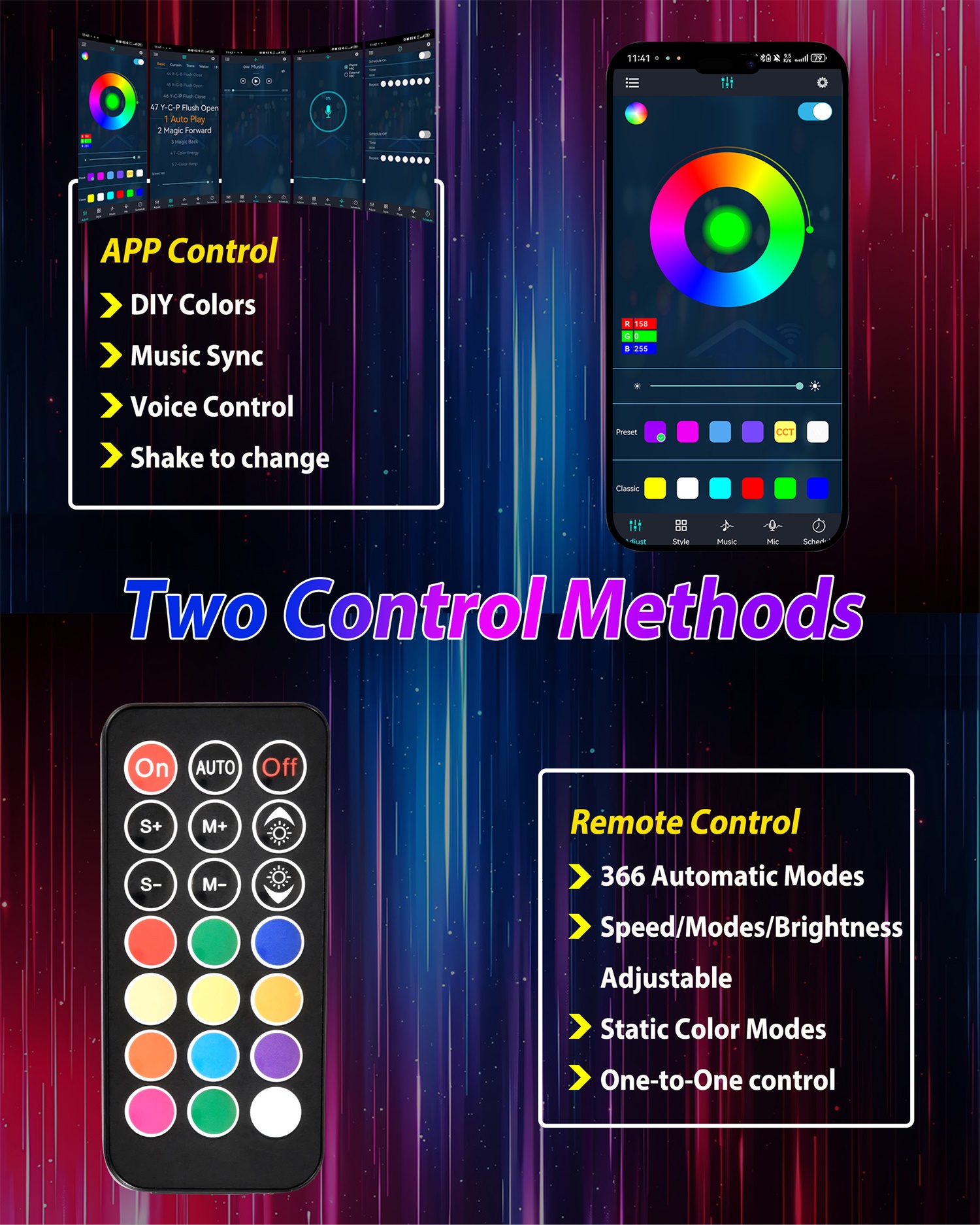 2PCS 4FT LED Whip Lights with Spring Base for UTV ATV Boat Polaris RZR Can-Am X3 Accessories - Image 2