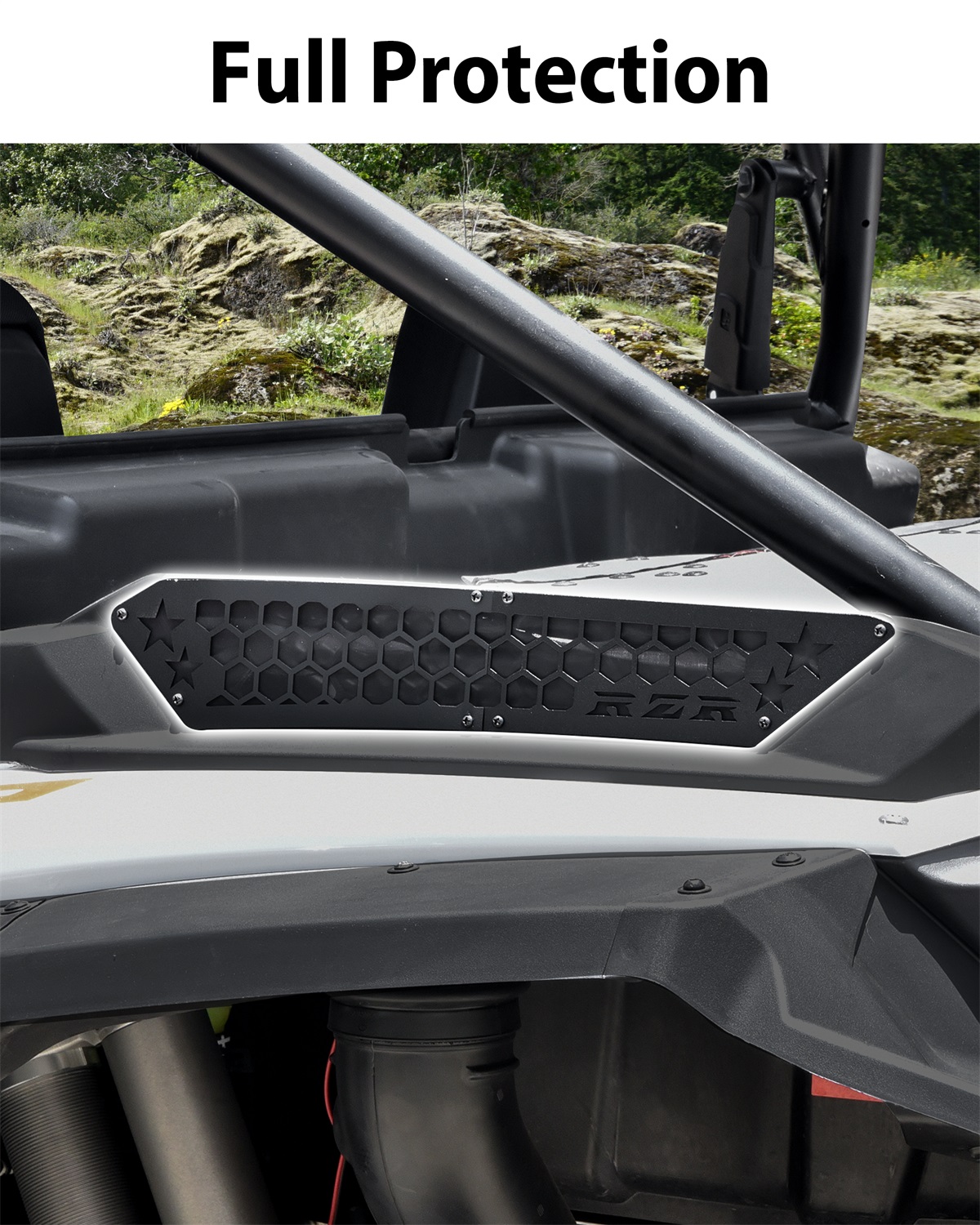 Aluminum Air Intake Cover Grill for Polaris RZR XP 1000/XP 4 1000