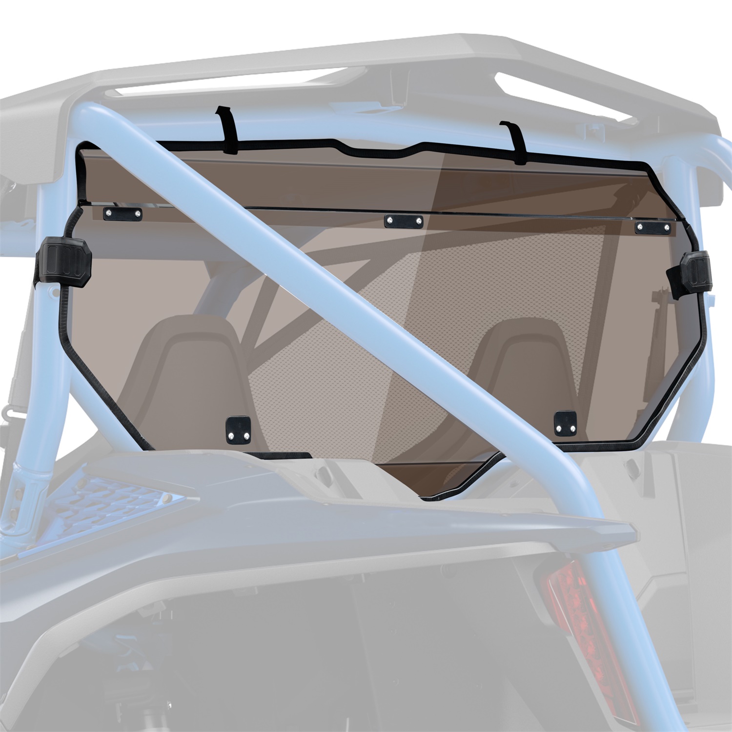Dark Tinted Rear Windshield for Honda Talon 1000R 1000X 2019-2025