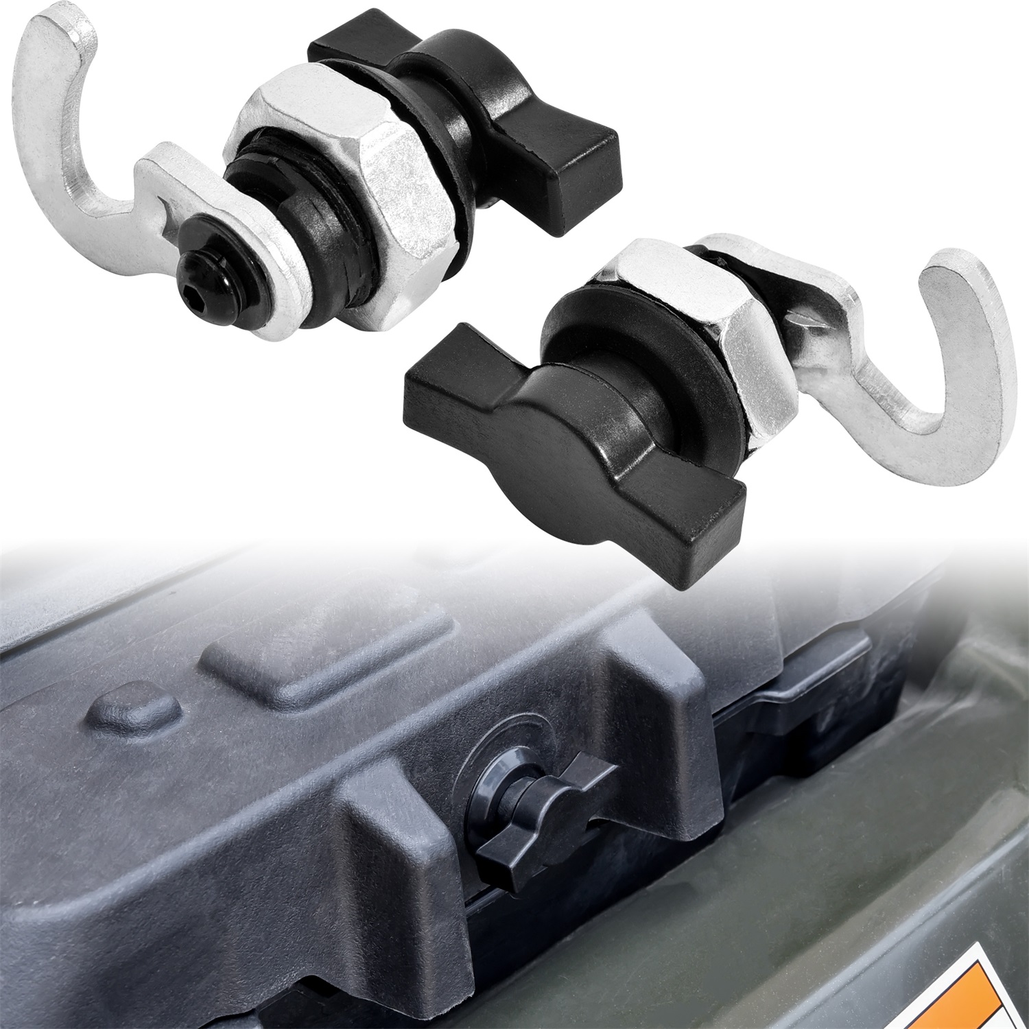 SAUTVS Front Storage Rack Latch for Polaris Sportsman 300 400 450 500 700 800 2005-2011, Replace #7081241 #7081242