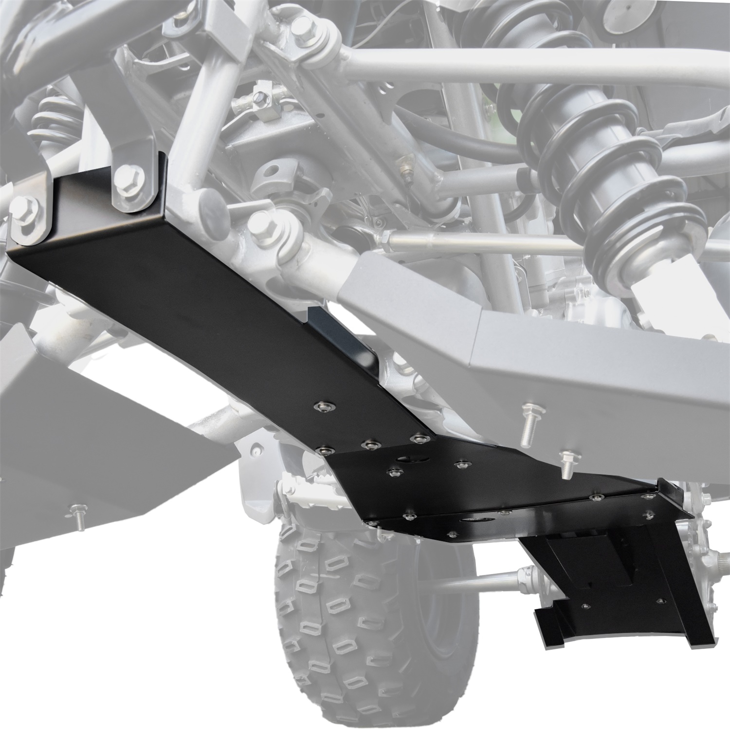 Aluminum Frame Skid Plate & Swing Arm Skid Plate Gaurd Kit for Yamaha Raptor 700 700R 2006-2025