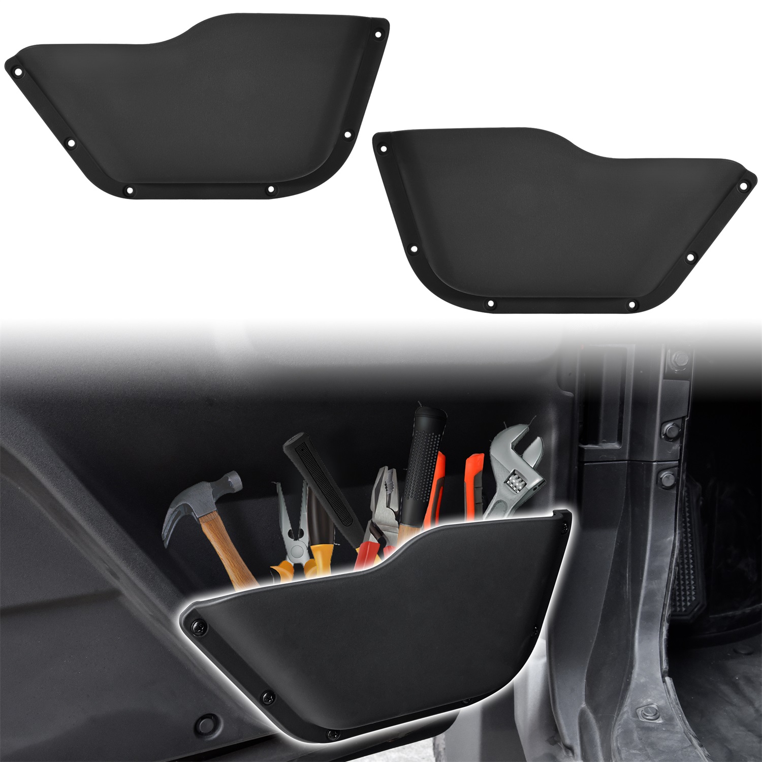 Front Interior Door Pockets Storage for Polaris Xpedition XP/XP 5/ADV/ADV 5 2024+(2PCS)