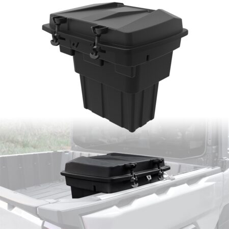 Rear Cargo Box Removable Rear Bed Storage Box for Polaris Ranger 1500 XD Premium/Northstar 2024 2025