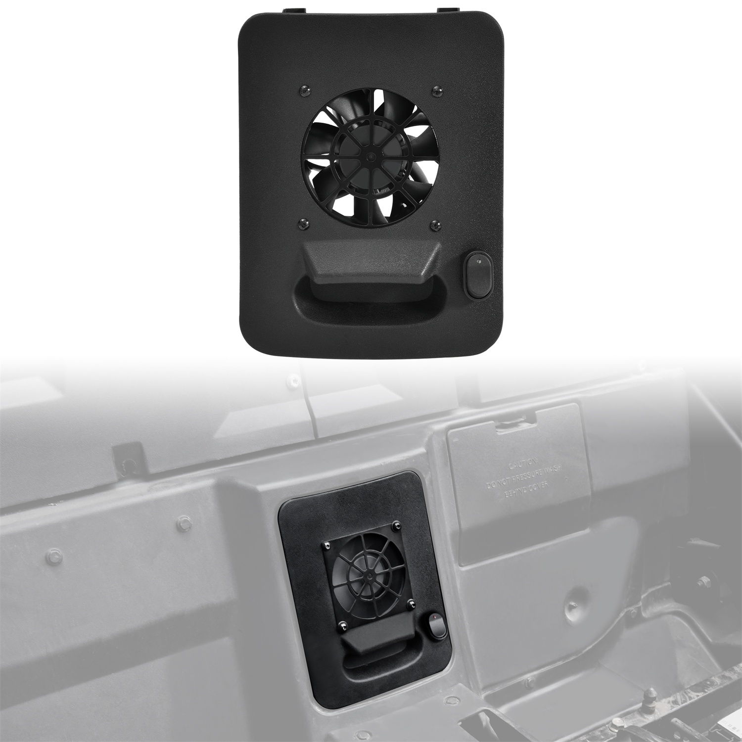 Engine Access Panel with Cooling Fan Assembly for 2014-2023 Polaris RZR XP 1000/ Turbo/RZR 900/Trail S 900 1000/2017 Ranger XP 1000