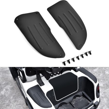 Scuff Guard Plastic Pad Rear Side Guard Panel Compatible with E-Z-GO RXV Golf Cart 2008-2015, Replace #601864 #604865 #601865, 2pcs (Driver & Passenger Side)