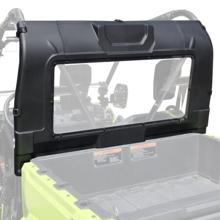 Rear Window Full Edge Coverage Rear Windshield Back Windscreen Compatible with Honda Pioneer 520 2021-2025 / Pioneer 500 2015-2023