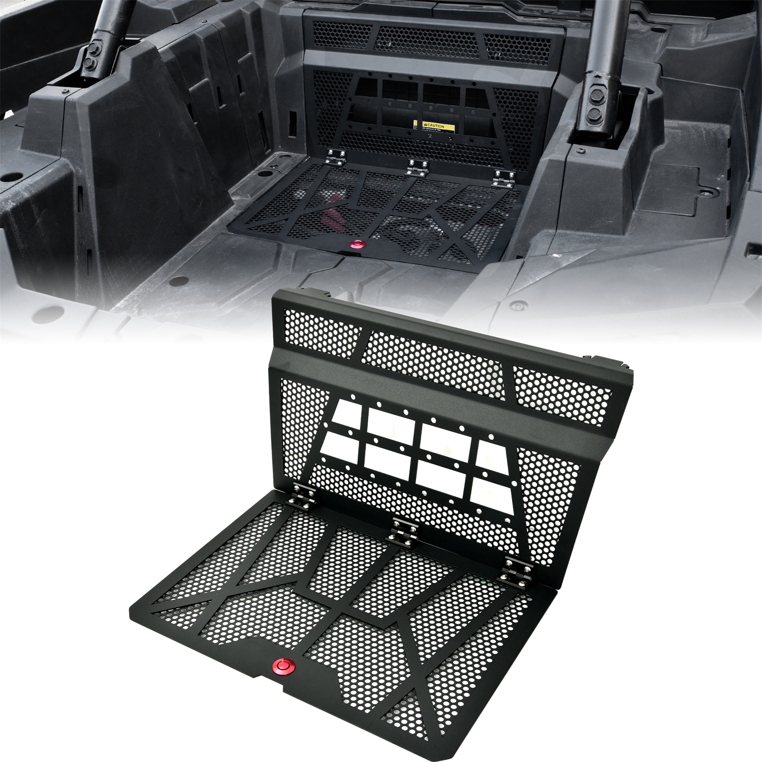 Vented Engine Cover for Polaris RZR XP 1000 / RZR XP Turbo 2014-2023