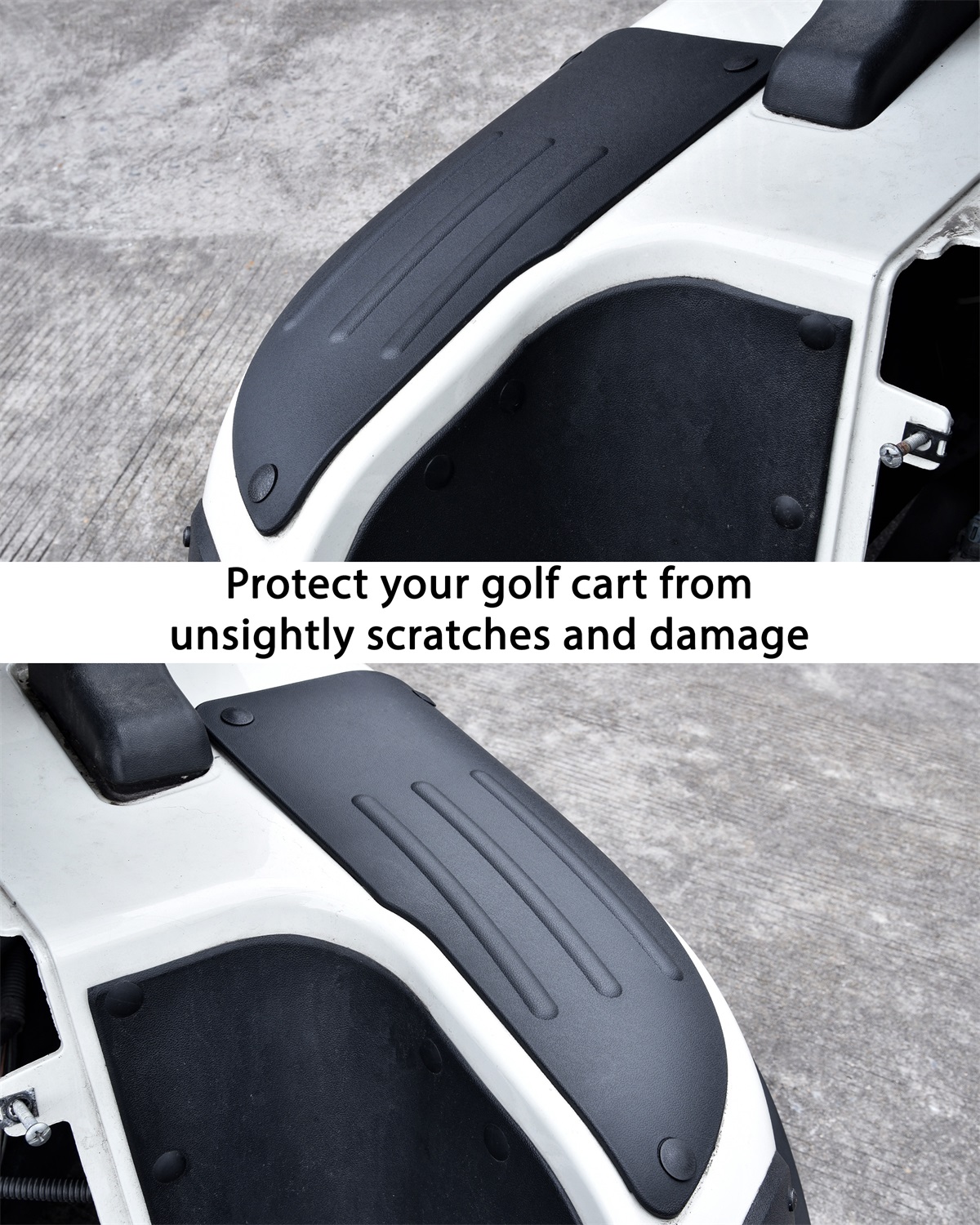 Scuff Guard Plastic Pad Rear Side Guard Panel Compatible with E-Z