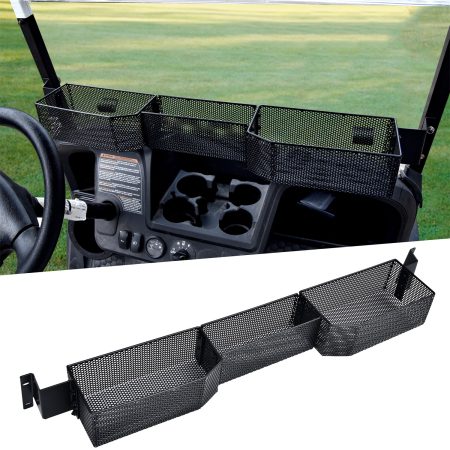 Inner Front Storage Basket Combined Front Inner Dash Tray Storage Organizer Compatible with E-Z-GO Valor 2025