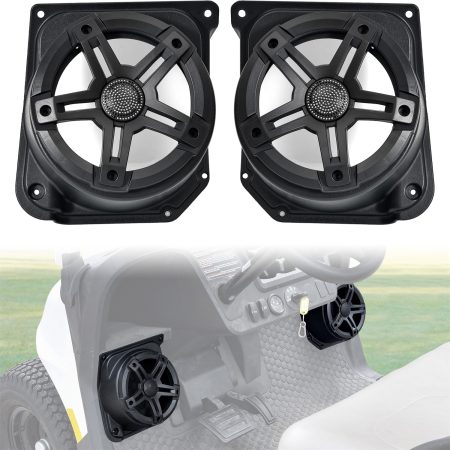 6.5" Under Dash Kick Speaker Pod Brackets Front Kick Panels Loudspeaker Mount Support 6.5inch Speaker Devices for Yamaha Drive2 G29 Standard Golf Cart, 2PCS